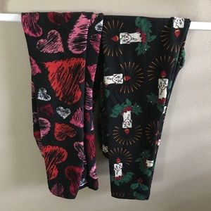 Kids holiday leggings